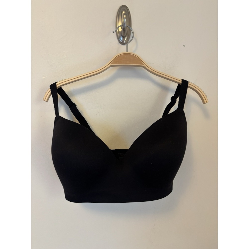 Soma Bra Black Enbliss Wireless 36DDD Back Closure Stretch